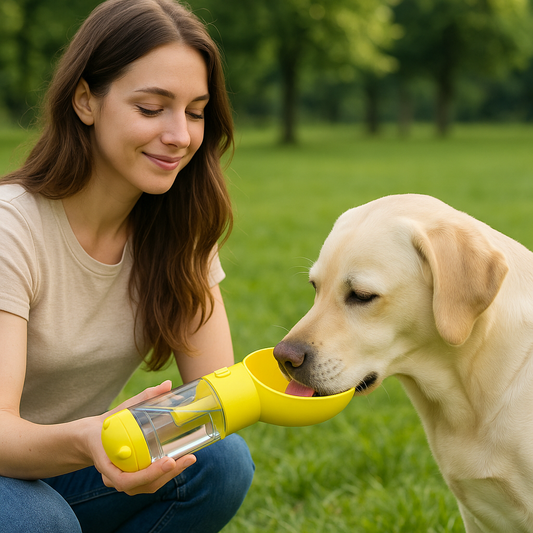 EzPets™ 3 in 1 Pet Water & Food Bottle